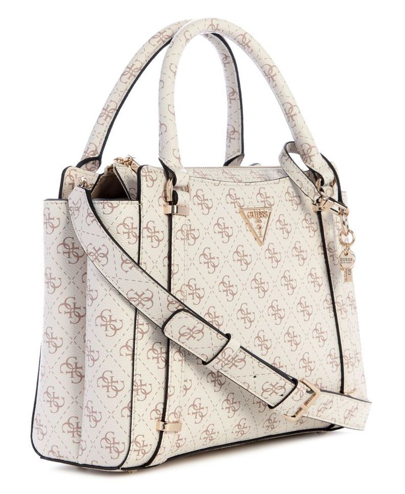 Cartera Guess Mujer Daryna 2 Comp Satchel Blanco-1