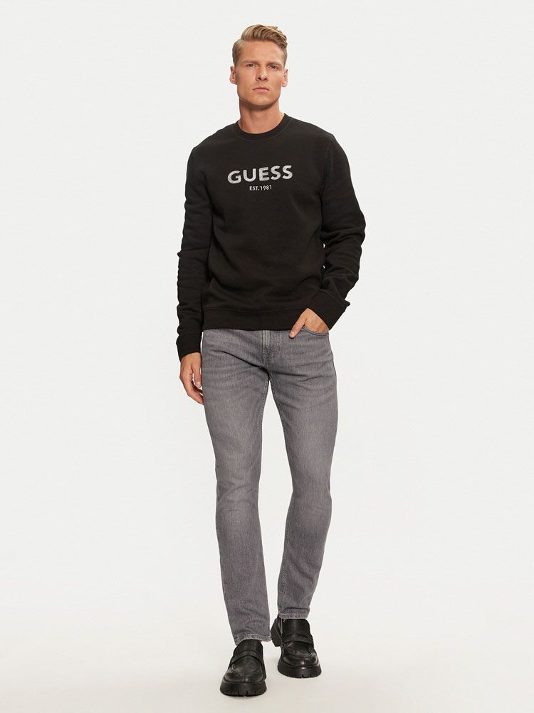 Poleron Guess Hombre Guess Box Cn Sweatshirt Negro-1