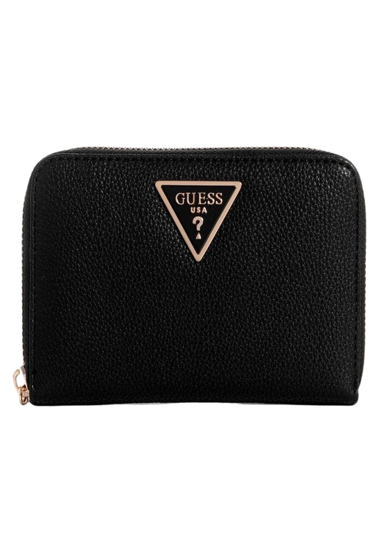 Billetera Guess Mujer Laurel Slg Medium Zp Around Negro-0