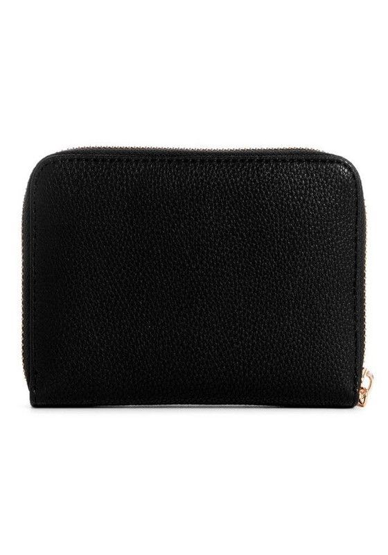 Billetera Guess Mujer Laurel Slg Medium Zp Around Negro-1