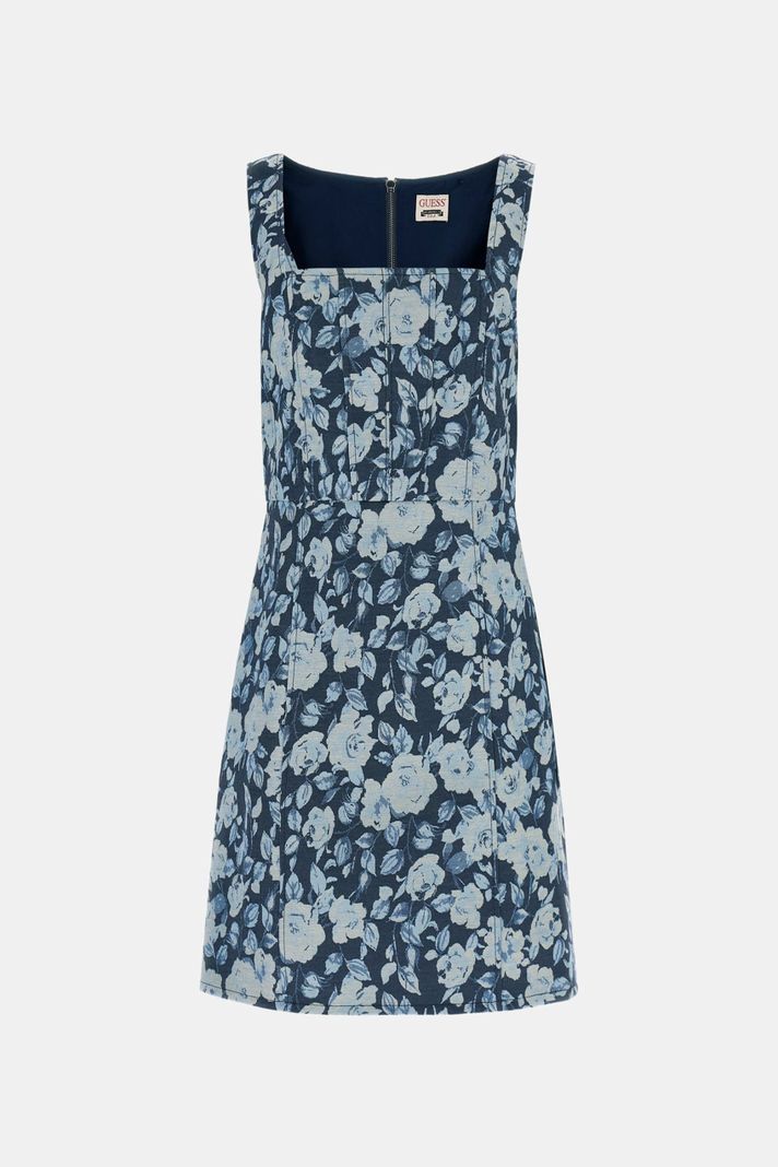 Vestido Guess Mujer Margaux Jacquard Dress Celeste-5