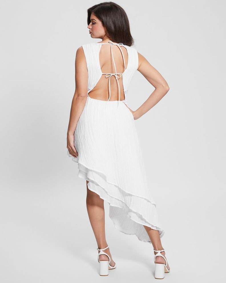 Vestido Guess Mujer Sl Danny Dress Blanco-4