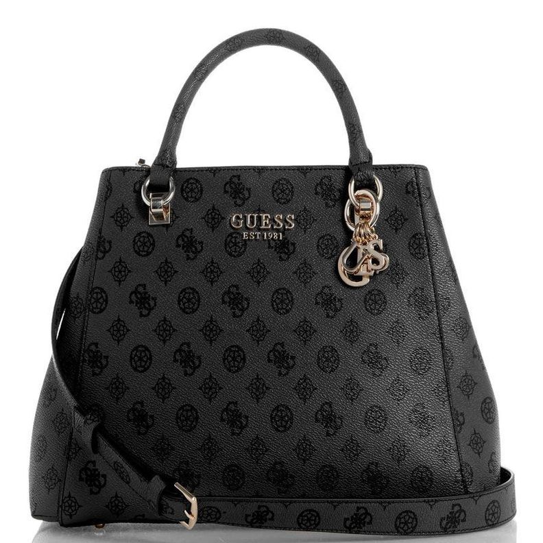 Cartera Guess Mujer Evelune Lrg Girlfriend Satchel Gris-0