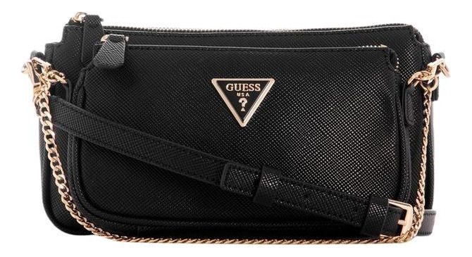 Cartera Guess Mujer Noelle Dbl Pouch Crossbody Negro-0