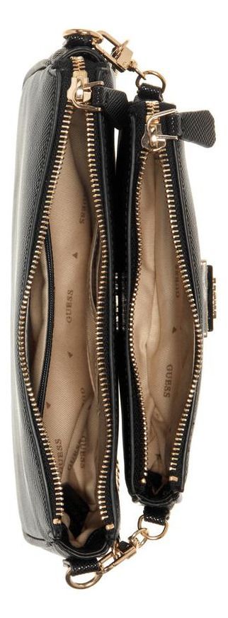 Cartera Guess Mujer Noelle Dbl Pouch Crossbody Negro-3