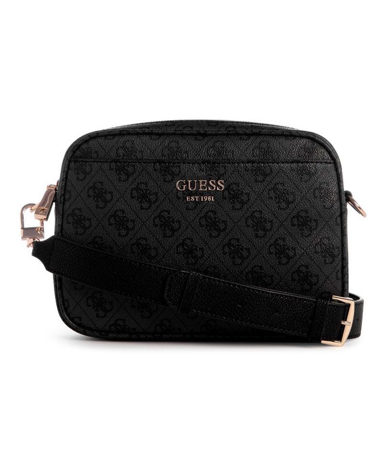 Cartera Guess Mujer Vikky Ii Camera Crossbody Gris-0