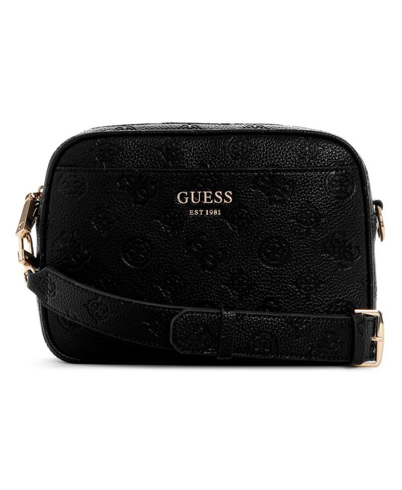 Cartera Guess Mujer Vikky Ii Camera Crossbody Negro-0