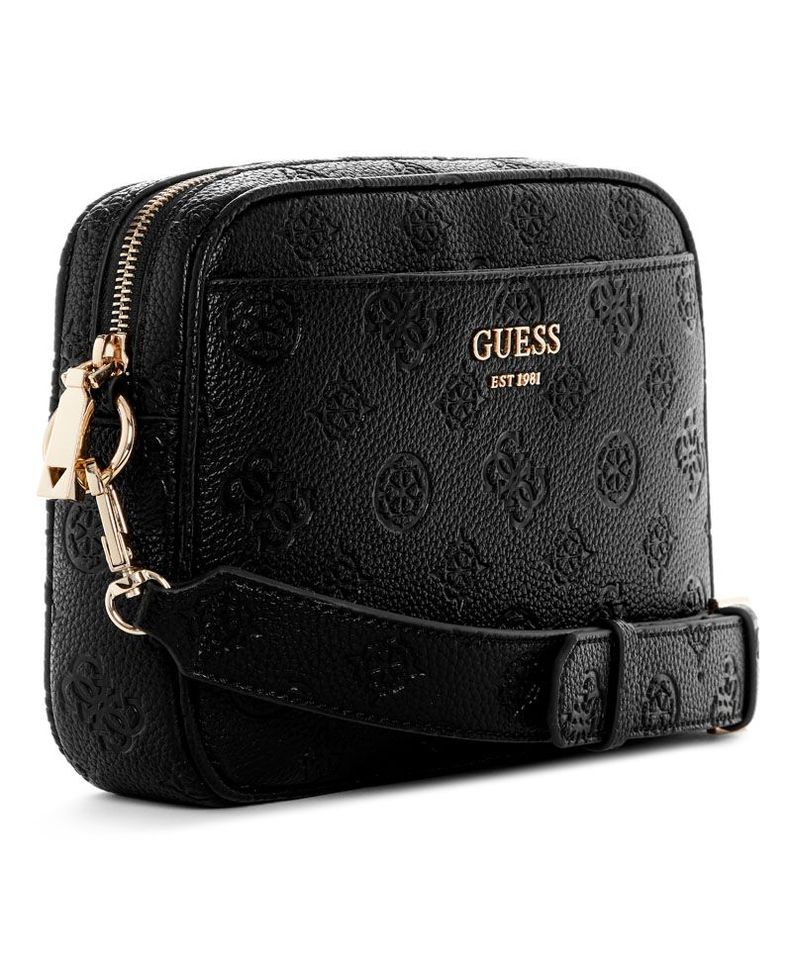 Cartera Guess Mujer Vikky Ii Camera Crossbody Negro-1