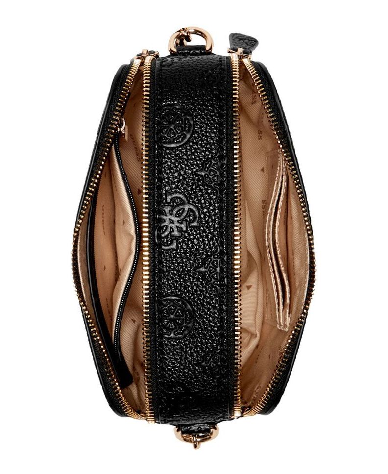 Cartera Guess Mujer Vikky Ii Camera Crossbody Negro-3
