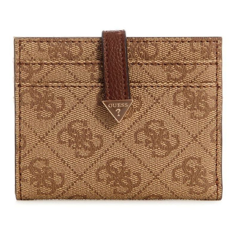 Billetera Guess Mujer Laurel Slg Tab Card Case Café-0