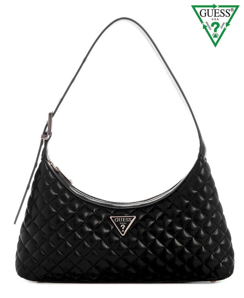 Cartera Guess Mujer Eco Rianee Shoulder Bag Negro-0
