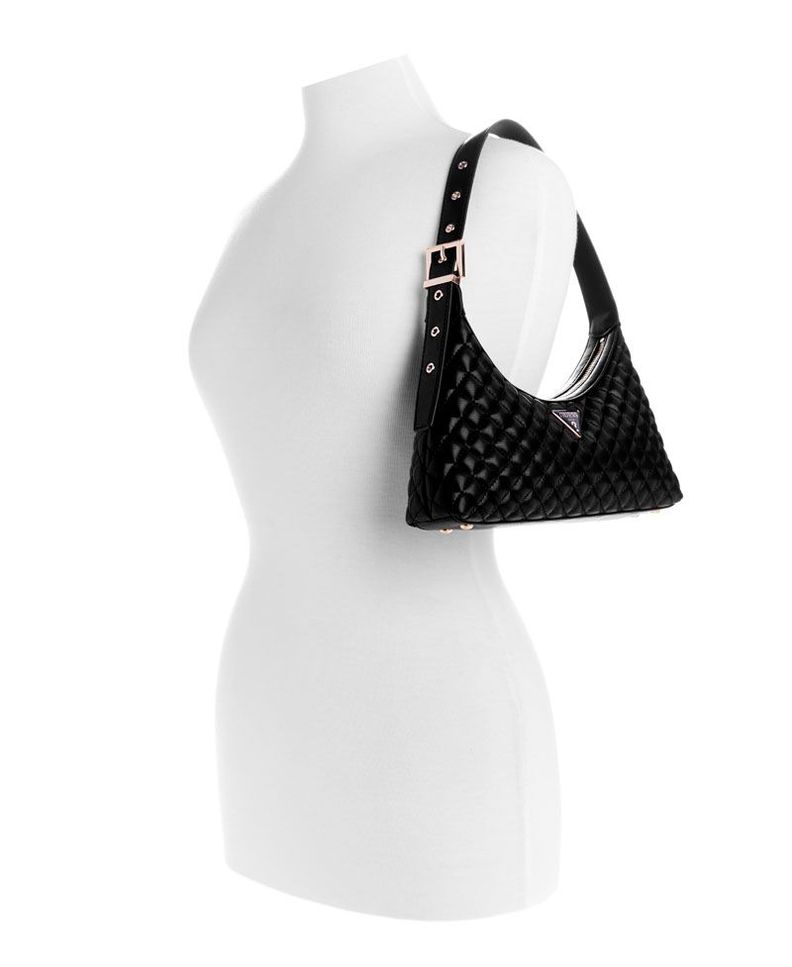 Cartera Guess Mujer Eco Rianee Shoulder Bag Negro-4