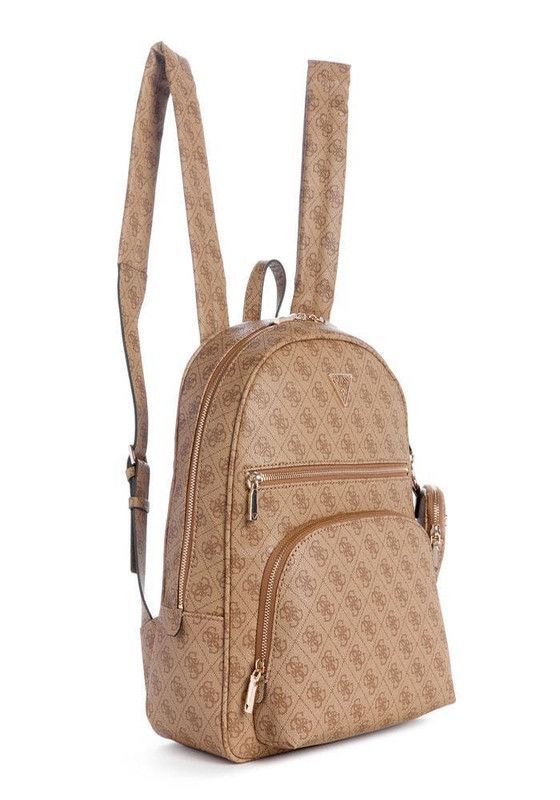 Mochila Guess Mujer Power Play Large Tech Backpack Café-1