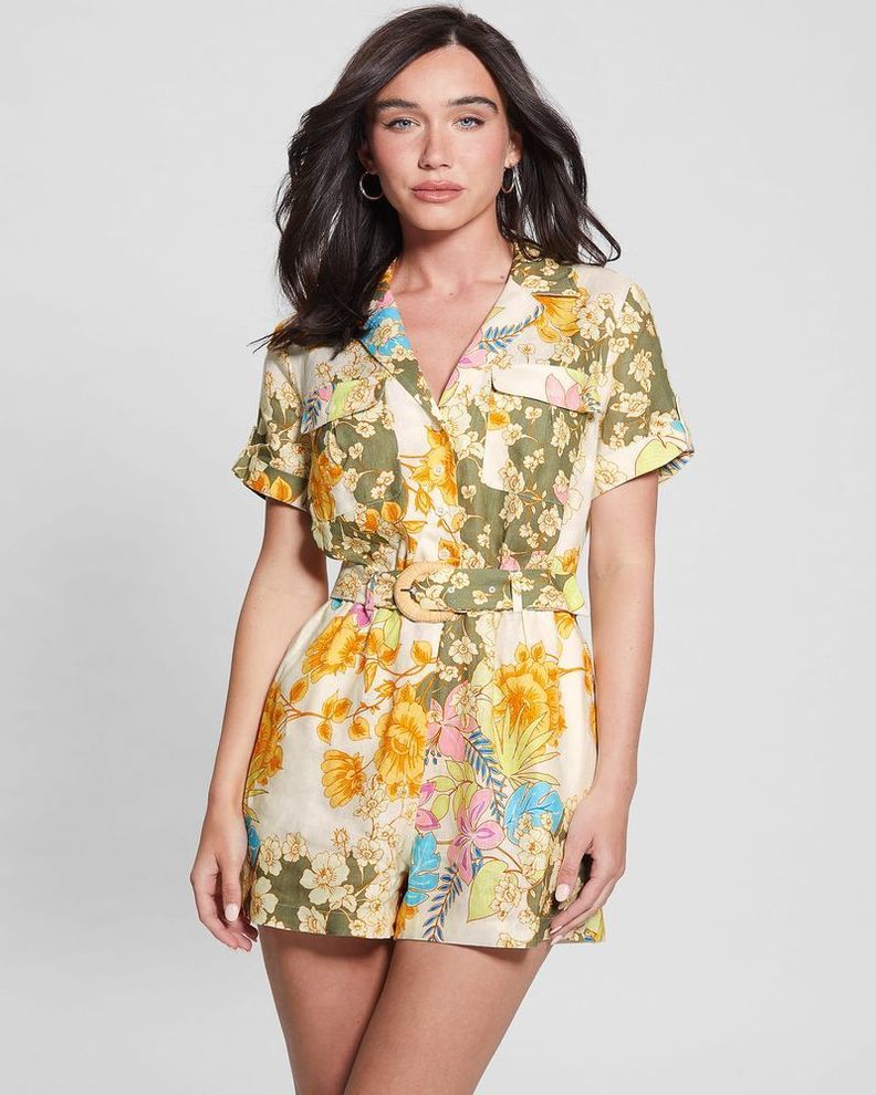 Enterito Cindy Linen Romper