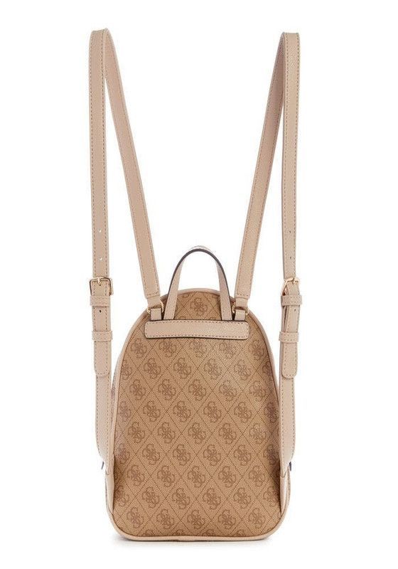 Mochila Guess Mujer Manhattan Backpack Café Claro-2