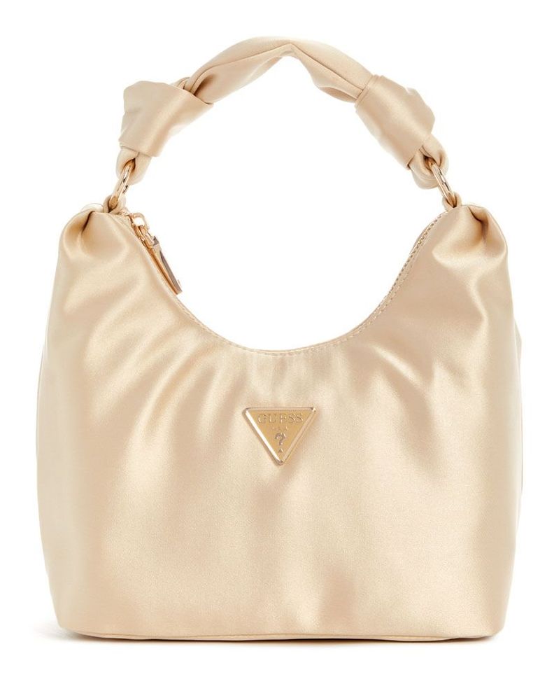Cartera Guess Mujer Velina Hobo Dorado-0