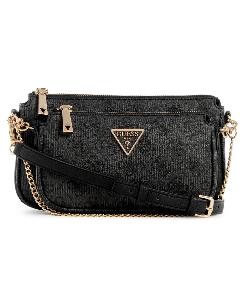 Cartera Guess Mujer Noelle Dbl Pouch Crossbody Carbon-1