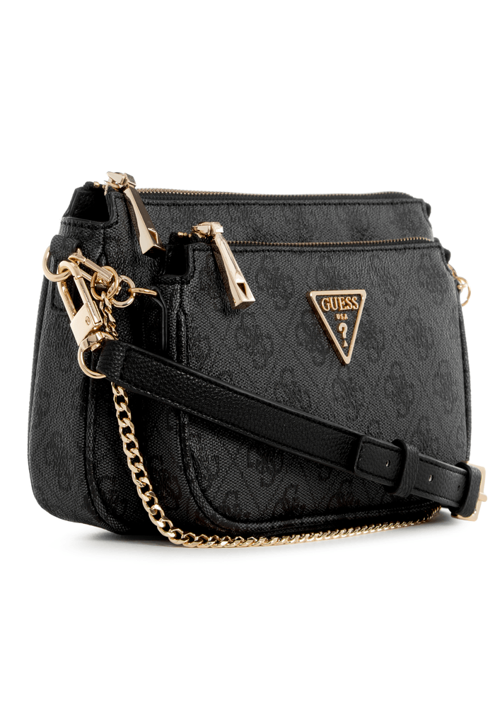 Cartera Guess Mujer Noelle Dbl Pouch Crossbody Carbon-2
