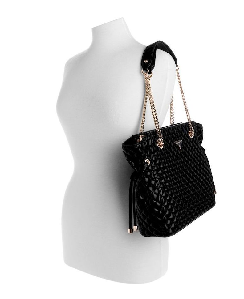 Cartera Guess Mujer Eco Rianee Tote Negro-4