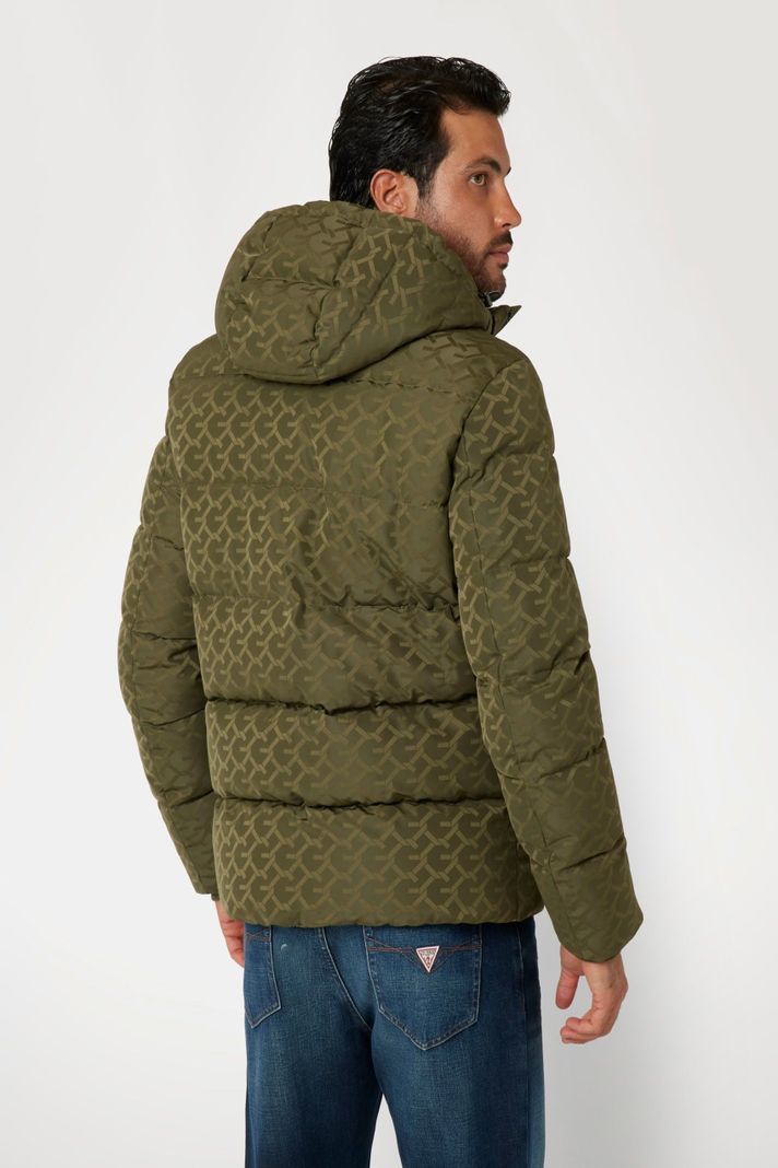 Chaqueta Guess Hombre Monogram Puffa Jkt Verde-2