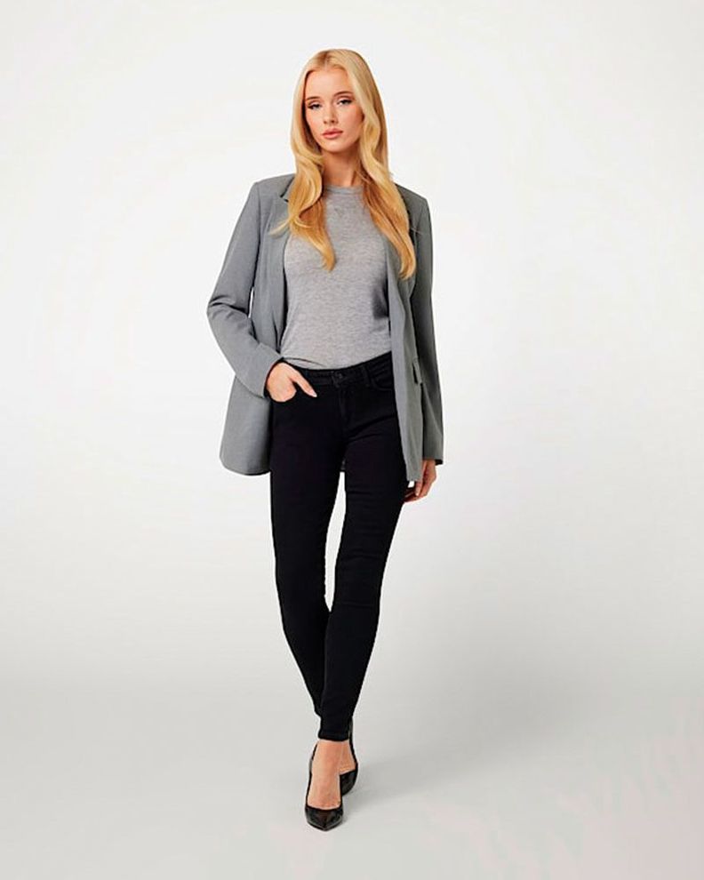 Jeans Guess Mujer Curve X Negro-1