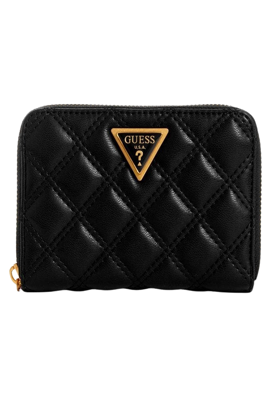 Billetera Guess Mujer Giully Slg Medium Zip Around Negro-0