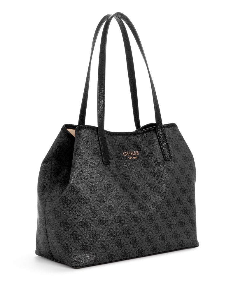 Cartera Guess Mujer Vikky Ii 2 In 1 Tote Gris-1
