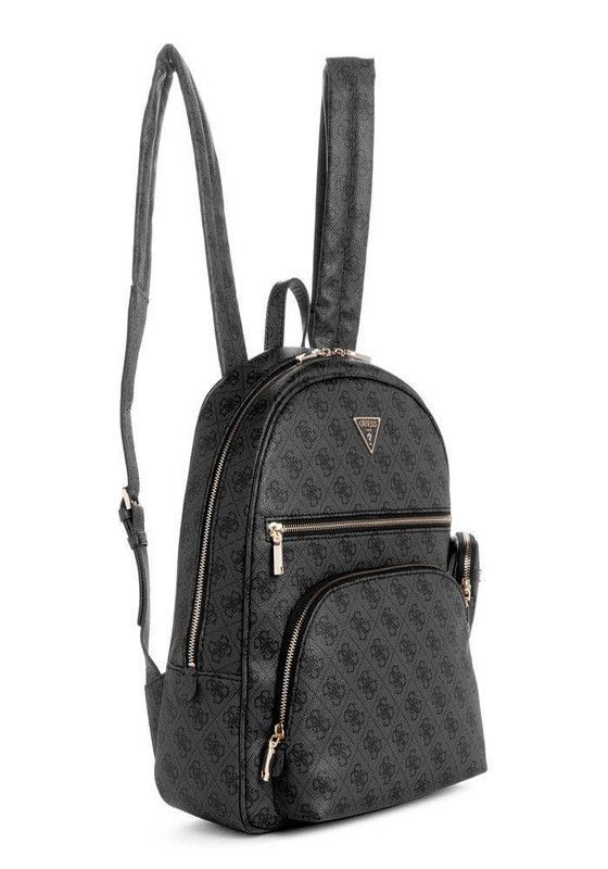 Mochila Guess Mujer Power Play Large Tech Backpack Carbón-1