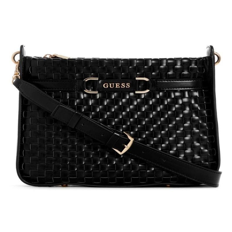 Cartera Guess Mujer Majka Hobo Negro-0