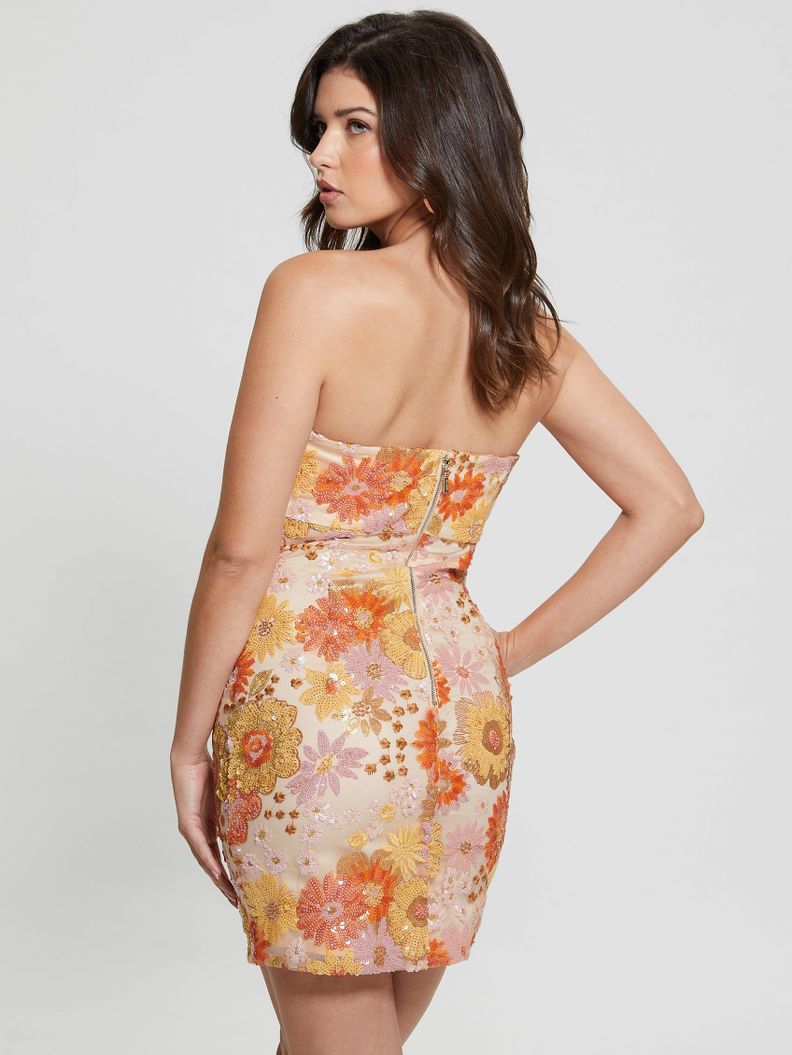 Vestido Guess Mujer Sl Fia Sequin Dress Surtido-3