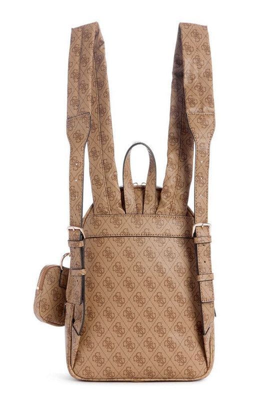 Mochila Guess Mujer Power Play Tech Backpack Café.-2