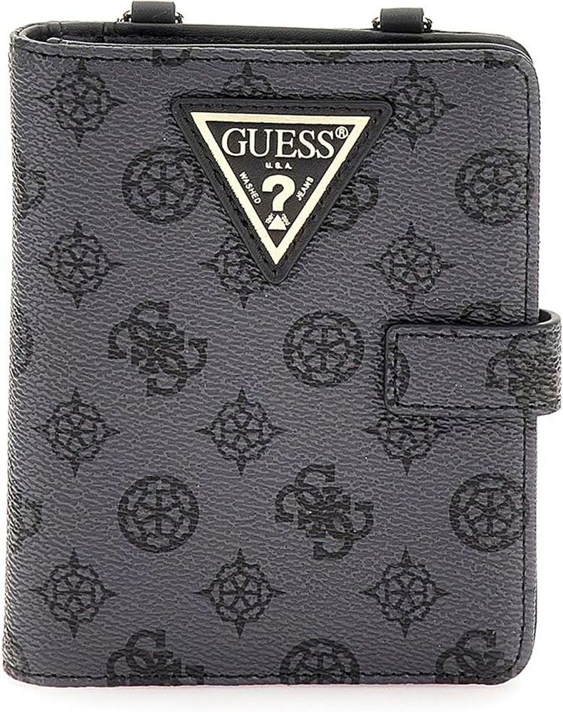 Billetera Guess Mujer Wilder Passport Holder Gris-0