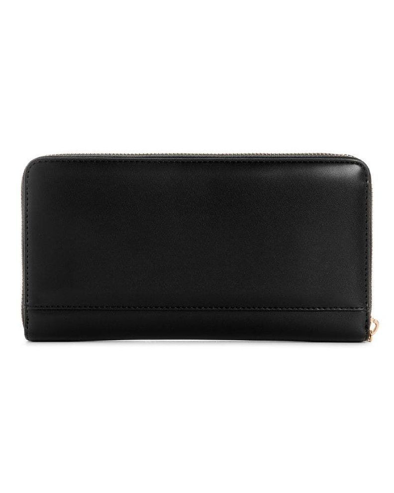 Billetera Guess Mujer Laurel Slg Cheque Organizr Negro-1