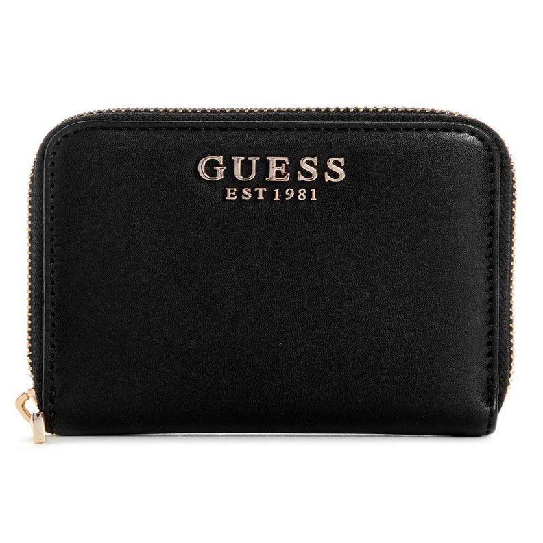 Billetera Guess Mujer Laurel Slg Smll Zip Around Negro-0