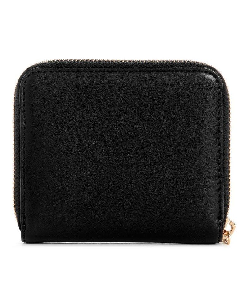 Billetera Guess Mujer Laurel Slg Smll Zip Around Negro-1