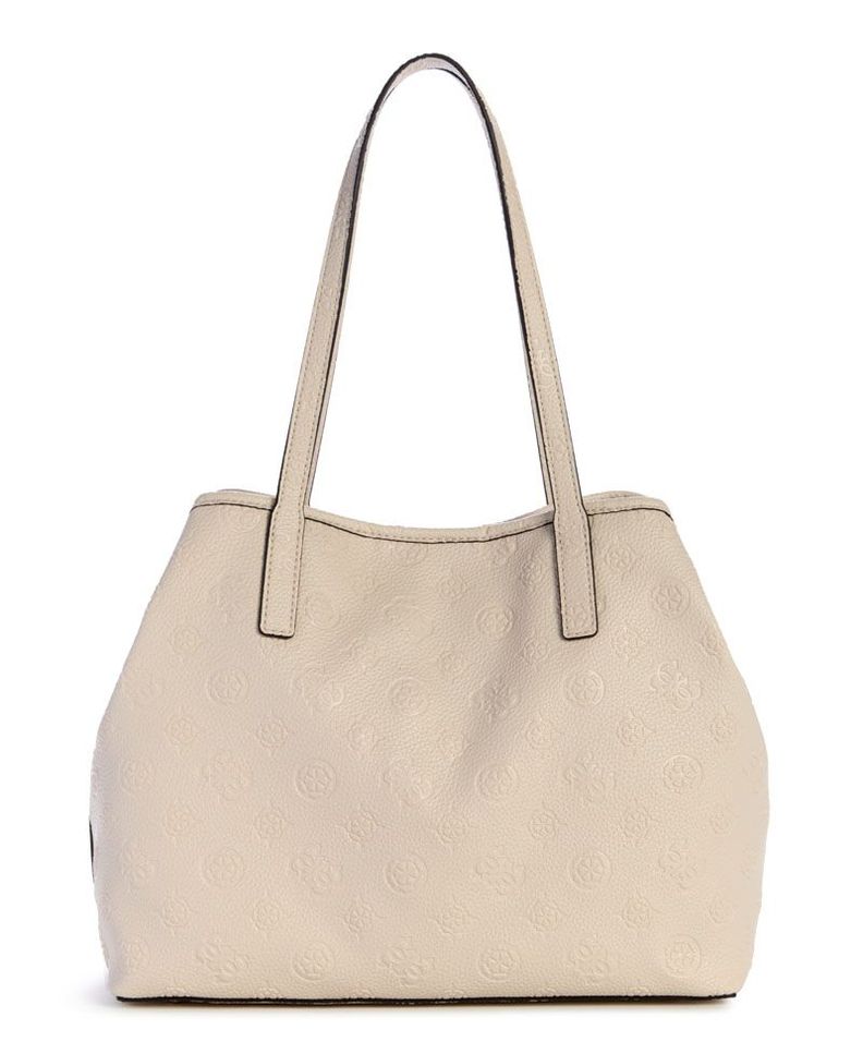 Cartera Guess Mujer Vikky Ii 2 In 1 Tote Café.-2