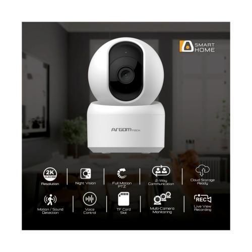 Cámara Smart Wi-fi Full Motion Indoor 2k Qhd-1
