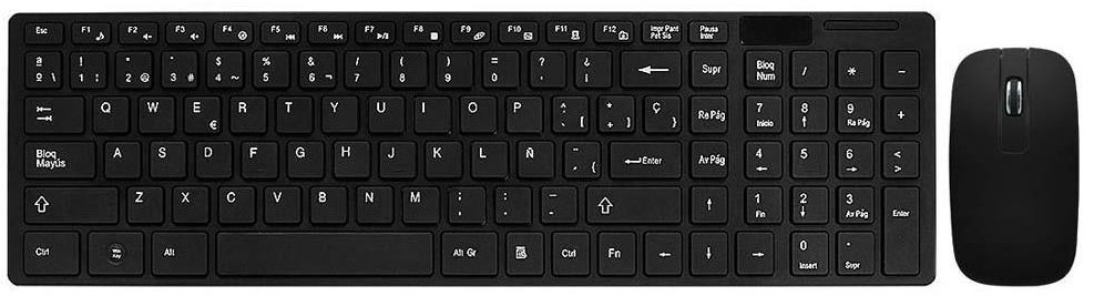 Combo Teclado y Mouse Inalámbrico-0