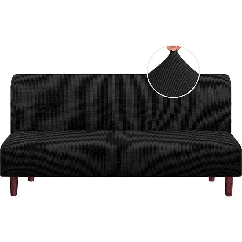 Funda de Futon Negro Cuadrille-0