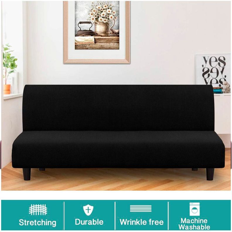 Funda de Futon Negro Cuadrille-1