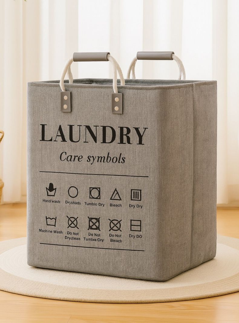 Cesta Canasto para ropa sucia Diseño Deluxe Gris