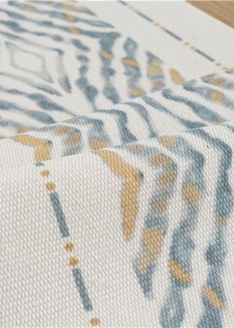 Camino de mesa 35x180cm + Individuales Set de 7 piezas mod05-2