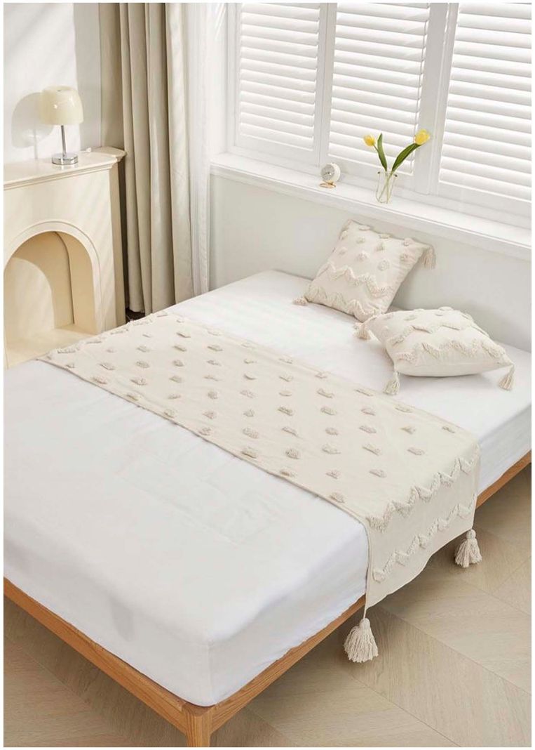 Set Piecera Boho 70 X 210 + 2 fundas de cojin mod10-0