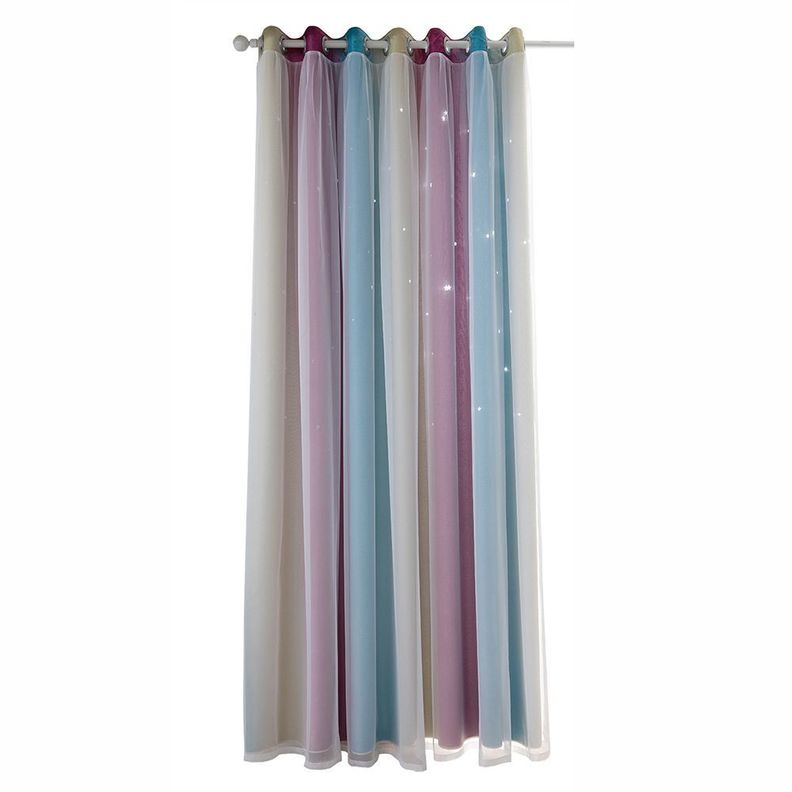 Cortinas Blackout con Destellos de Luz Estrella MultiLila-0