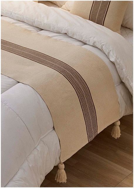 Set Piecera Boho 70 X 210 + 2 fundas de cojin mod03-2