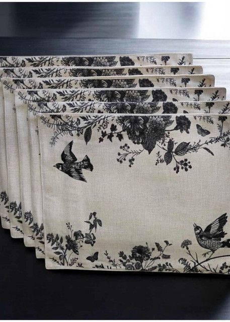 Camino de mesa 35x180cm + Individuales Set de 7 piezas mod01-1