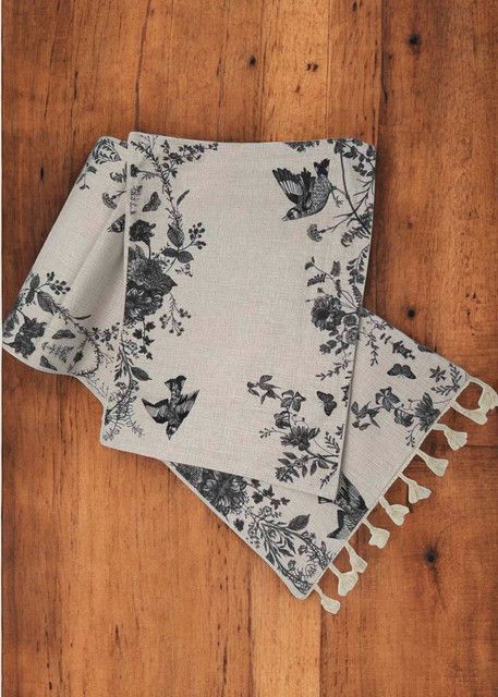 Camino de mesa 35x180cm + Individuales Set de 7 piezas mod01-2