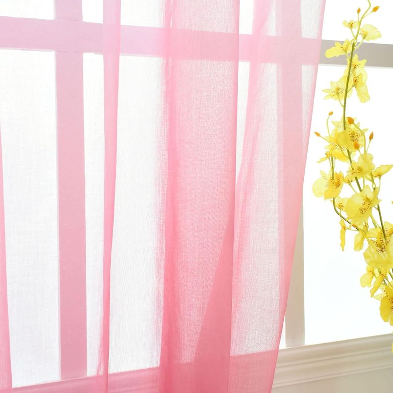 Pack de Visillo degrade 140x220 cm Rosado-2