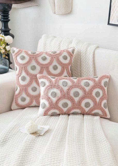 Pack de 02 Fundas De Cojin Diseño Boho 45x45 Cm mod11-2