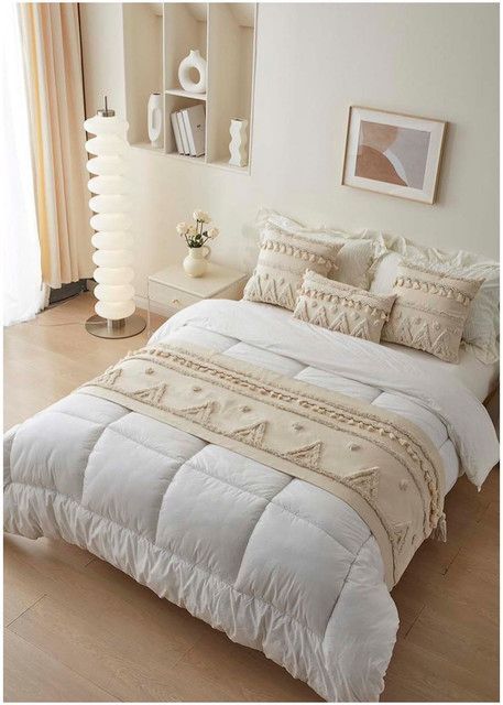 Set Piecera Boho 70 X 210 + 2 fundas de cojin mod06-2